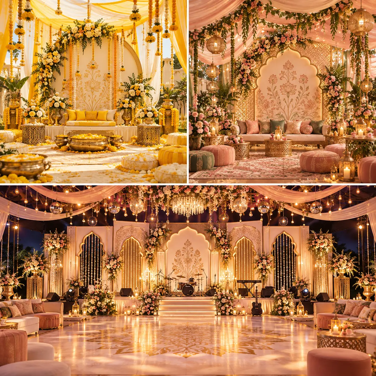 Haldi, Mehendi & Sangeet